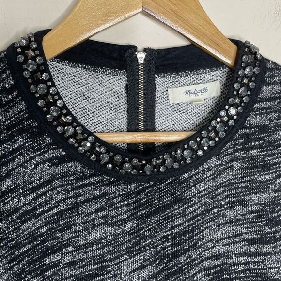 Madewell Sparkletrim 07829 Black Blouse - Small - Picture 6 of 6